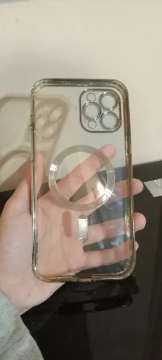 Funda Magnética iPhone 12 Pro Max Transparente
