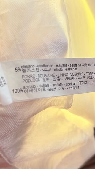 Americana Zara Blanca Mujer Talla M