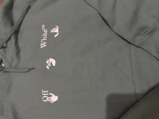 Felpa Off-White Teal