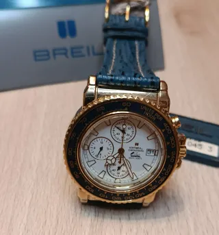 Reloj Breil Cronógrafo Dorado y Azul