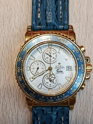 Reloj Breil Cronógrafo Dorado y Azul