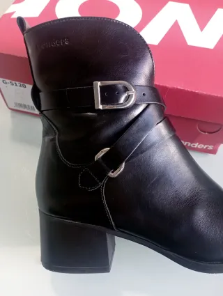 Botines Wonders 36 Negros