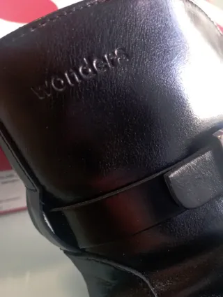 Botines Wonders 36 Negros
