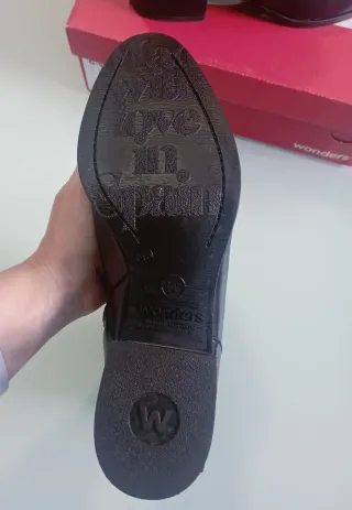 Botines Wonders 36 Negros