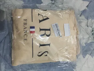 Sudadera con capucha beige Paris