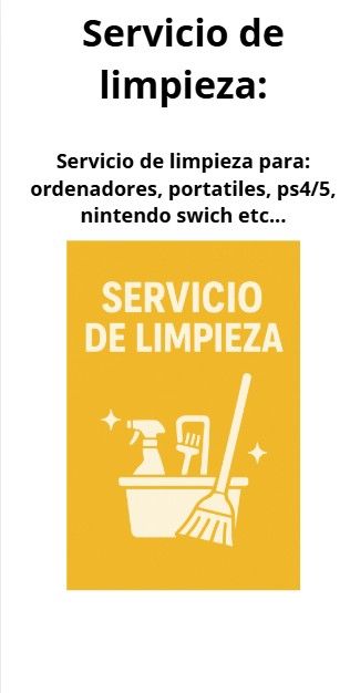 Servicio de limpieza