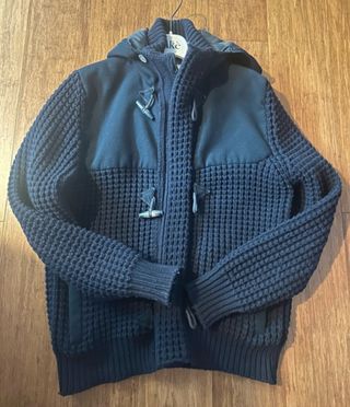 Giubbino lana uomo blu