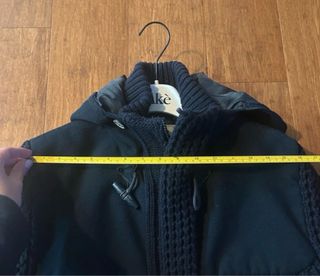 Giubbino lana uomo blu