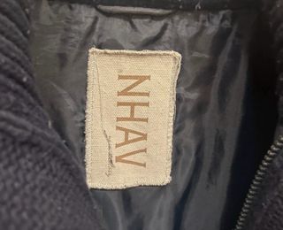 Giubbino lana uomo blu