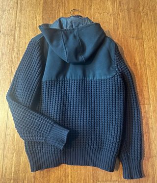 Giubbino lana uomo blu