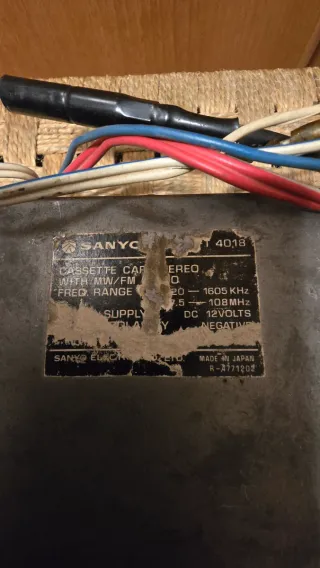 Radio Caset Sanyo Vintage