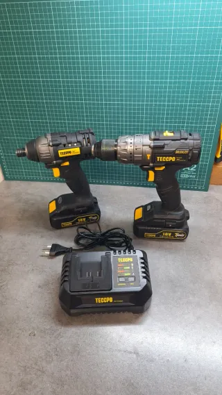 Pack Taladro y Atornillador Teccpo