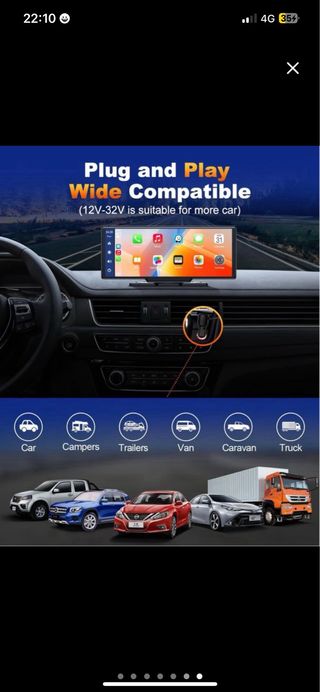 NUEVA Pantalla Coche 9.26 CarPlay Android Auto