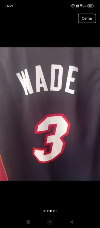 Camiseta Vintage Miami Heat #3 Dwayne Wade