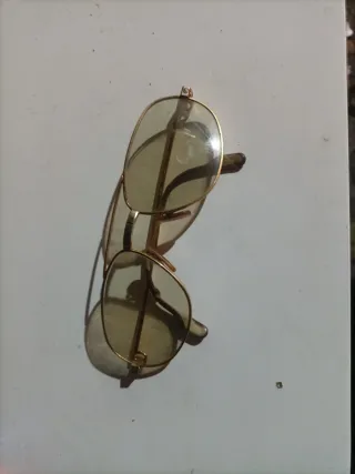 Gafas Vintage cartier Romance Santos 1986 Oro/Ama