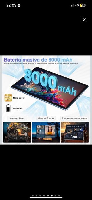 NUEVA Tablet Android 15 10 30GB RAM+128GB ROM