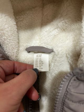 Buzo polar con forro borreguito