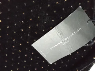 Top negro lentejuelas una manga