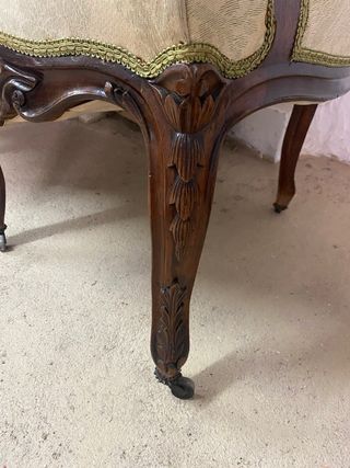 Sofá Antiguo Luis XV Palosanto