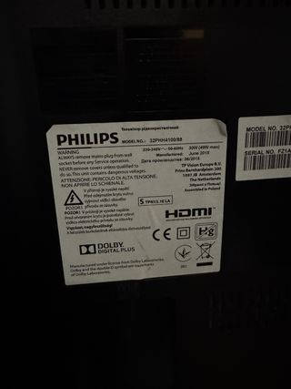 Televisión Philips 32 Negra