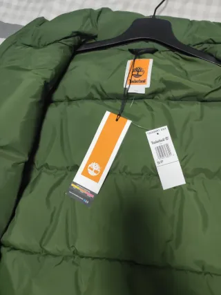 Chaqueta Timberland verde y negra