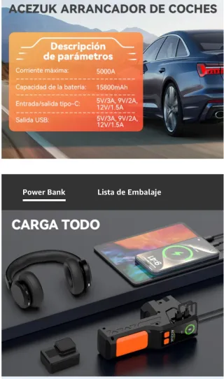 Arrancador ACEZUK con función soplado