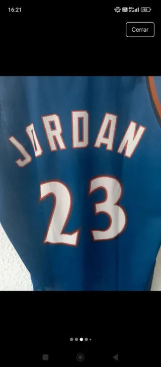 Camiseta Vintage Michael Jordan 23 Wizards