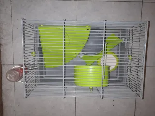 Jaula para hámster con accesorios 2×1