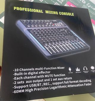 Consola Mezcladora Profesional 10 Canales