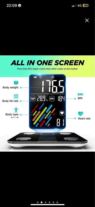 NUEVA Báscula Inteligente RunSTAR Negra L