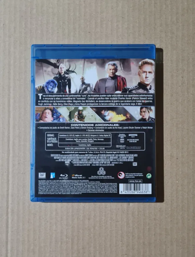 X-Men La Decisión Final Blu-ray