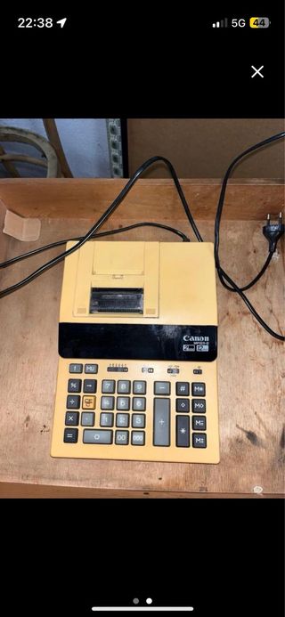 Calculadora Impresora Canon Amarillo