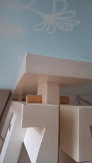 Tavolo da scrivania, piano in vetro temperato con cavalletti