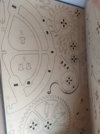 Puzzle 3D Madera ROKR Reloj Péndulo LK501