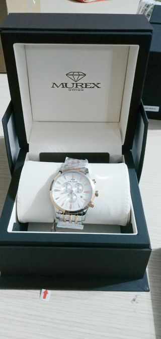 Orologio Uomo Murex Cronografo Oro/Argento