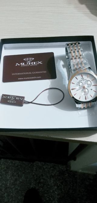 Orologio Uomo Murex Cronografo Oro/Argento