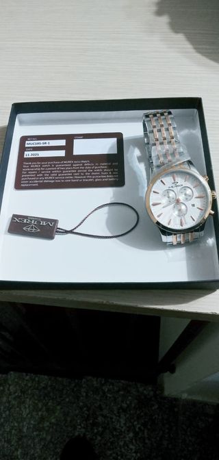 Orologio Uomo Murex Cronografo Oro/Argento