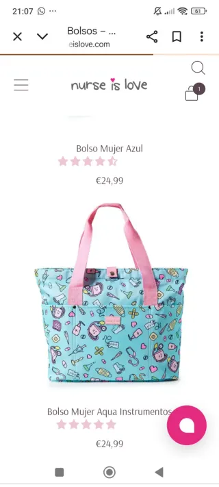 Bolso TCAE/Enfermera Nurse is Love