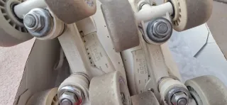 Patines de patinaje artístico blancos