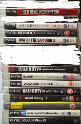 PACK 12 JUEGOS DE PLAYSTATION 3 PAL INGLES