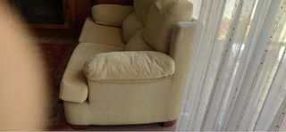 Sofá 2 plazas tela Rustika