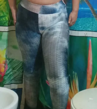 Leggings estampados tie-dye