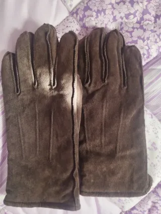 Guantes de ante para hombre