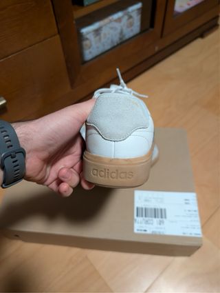 Tenis Adidas Hombre Blancos y Verdes