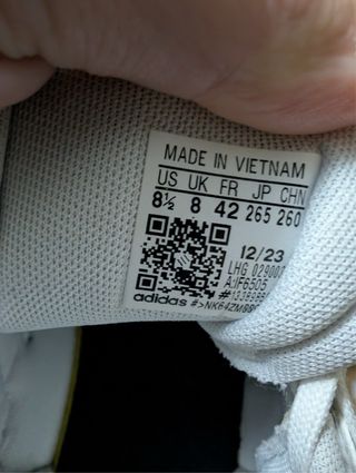 Tenis Adidas Hombre Blancos y Verdes