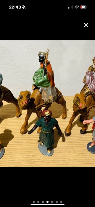 Reyes Magos Nacimiento Antiguos 70s 80s