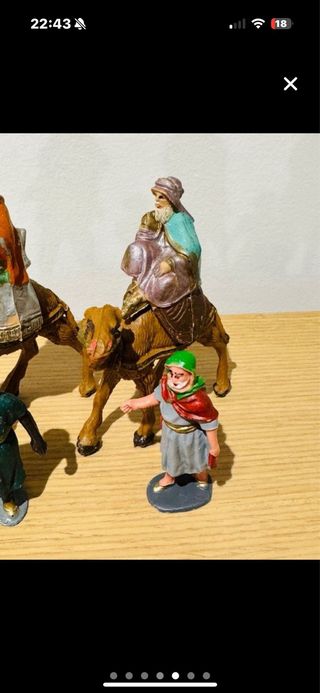 Reyes Magos Nacimiento Antiguos 70s 80s