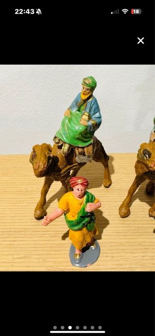 Reyes Magos Nacimiento Antiguos 70s 80s