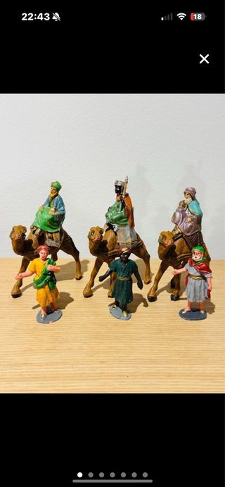 Reyes Magos Nacimiento Antiguos 70s 80s