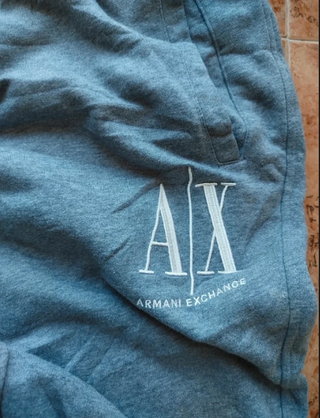 Chándal Armani Gris Logo Blanco Talla L